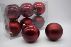 10cm  s/6 .  matt/pearly oxblood