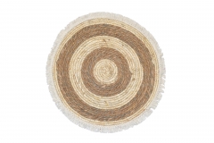  CORN LEAF D.60CM   WHITE/NATURAL