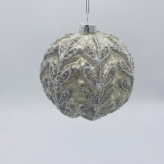    glitter 10cm antique silver