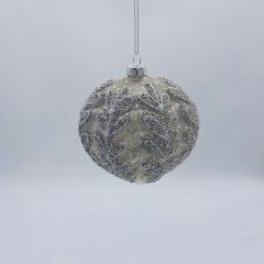    glitter 10cm antique silver