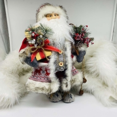 santa 30*18*50cm /  red/grey