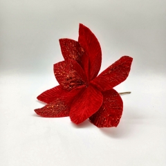  8  d.25cm, h.15cm bordeaux