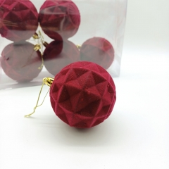   8cm s/6  red(velvet effect) 