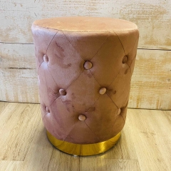   VELVET 32*32*41CM DUSTY PINK