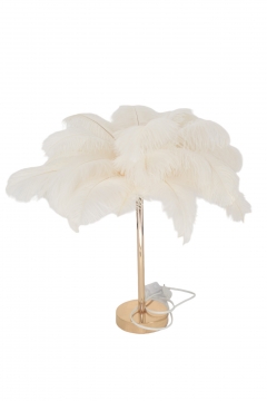   MINI OSTRICH 50*H55CM WHITE