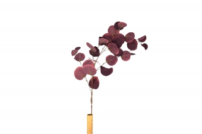 ΤΕΧΝΗΤΟ ΚΛΑΔΙ APPLE LEAF 30 HEADS 90CM BORDEAUX