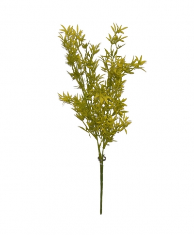 ΤΕΧΝΗΤΟ ΚΛΑΔΙ BAMBOO LEAVES H.54CM YELLOW