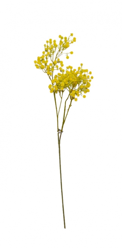 ΤΕΧΝΗΤΟ ΑΝΘΟΣ STEM BABY`S BREATH H.83CM YELLOW