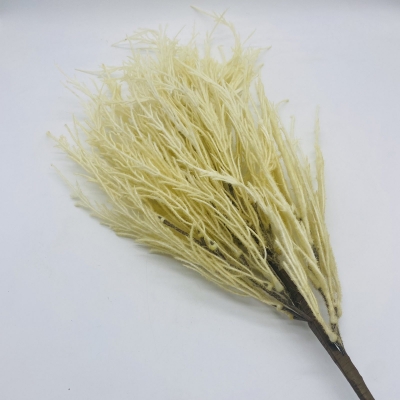 ΤΕΧΝΗΤΟ ΚΛΑΔΙ STEM MALT GRASS FROSTED 80CM OFF-WHITE