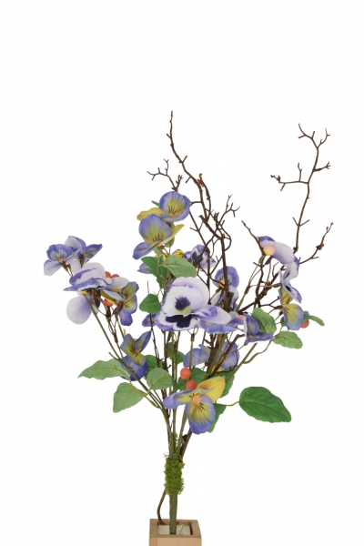 ΤΕΧΝΗΤΟ ΜΠΟΥΚΕΤΟ WATER PANSY 48CM PURPLE