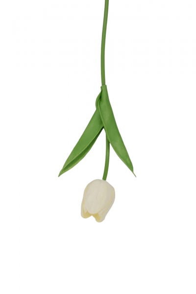 ΤΕΧΝΗΤΟ ΑΝΘΟΣ TULLIP SINGLE 32CM WHITE