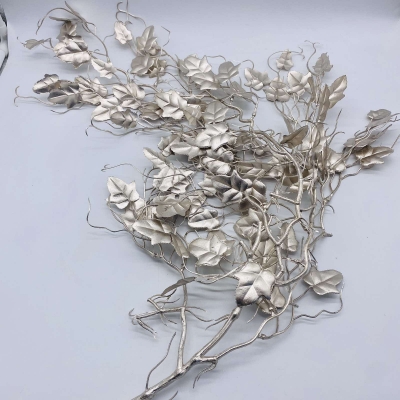 τεχνητο bush κισσος 90cm κρεμαστο champagne