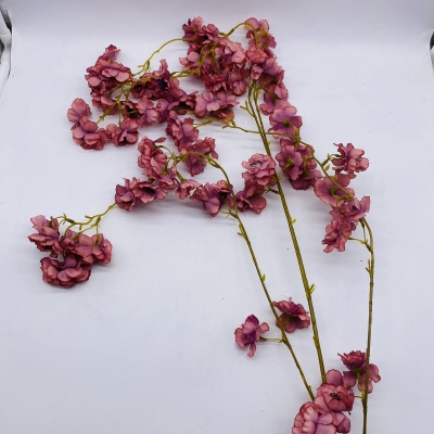 ΤΕΧΝΗΤΟ ΚΛΑΔΙ KOREAN CHERRY BLOSSOM ΚΡΕΜΑΣΤΟ 140CM DUSTY PINK