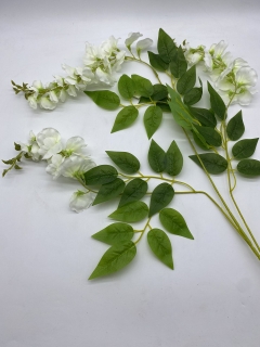   SHORT WISTERIA 80CM WHITE