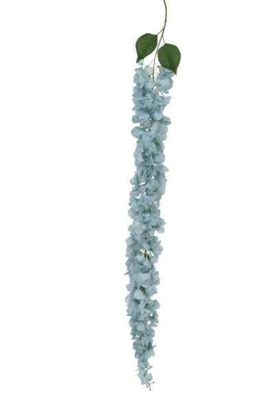 ΤΕΧΝΗΤΟ ΚΛΑΔΙ FLOWERED VINE HANGING BUSH 140CM BLUE