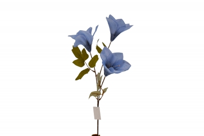 ΤΕΧΝΗΤΟ ΑΝΘΟΣ SILK LILLY 69CM LIGHT BLUE