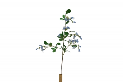 ΤΕΧΝΗΤΟ ΚΛΑΔΙ GARLIC FLOWER 90CM LIGHT BLUE