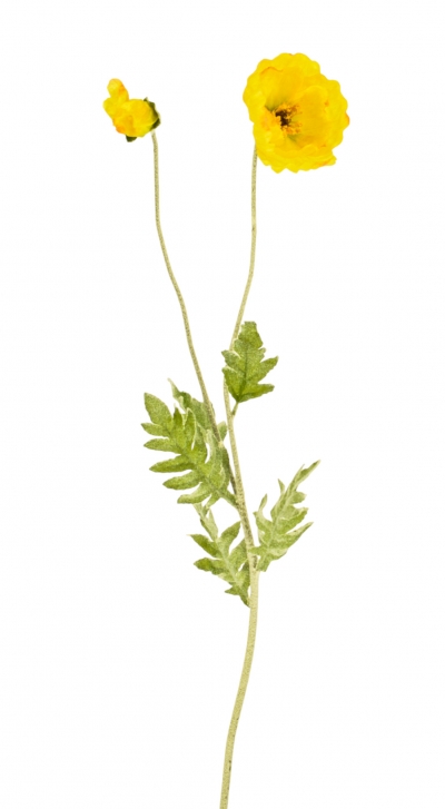 ΤΕΧΝΗΤΟ ΑΝΘΟΣ ICELAND POPPY*2 108CM YELLOW