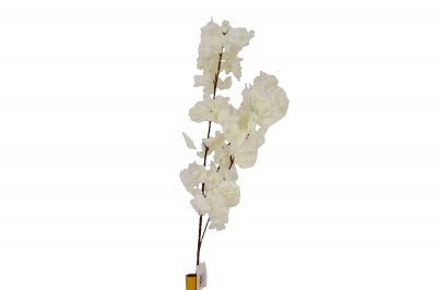 ΤΕΧΝΗΤΟ ΚΛΑΔΙ x 3 ΑΝΘΙΣΜΕΝΗ ΚΕΡΑΣΙΑ 110CM WHITE