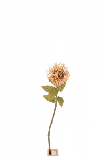 ΤΕΧΝΗΤΟ ΑΝΘΟΣ PINCUSHION 73CM D.10CM AUTUMN COFFEE