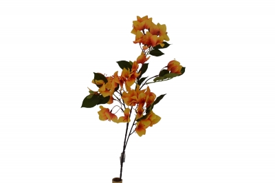 ΤΕΧΝΗΤΟ ΚΛΑΔΙ BOUGAINVILLEA 78cm/42 ΜΠΟΥΜΠΟΥΚΙΑ ORANGE