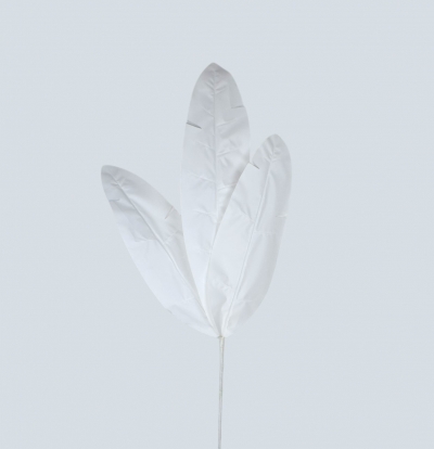 ΤΕΧΝΗΤΟ ΚΛΑΔΙ BANANA LEAFx3 H.117CM WHITE