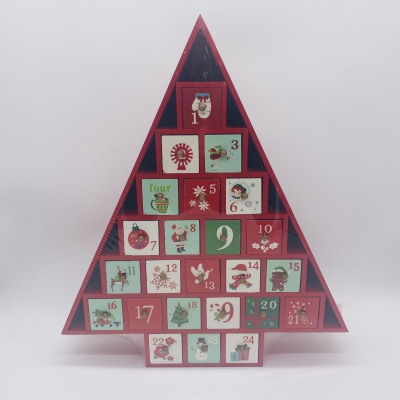 advent calendar δεντρο/συρταρακια 32.4*5.9*38cm