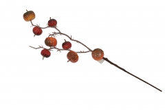 . pumpkin on stem 61cm orange