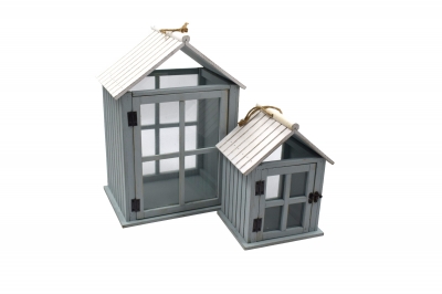 SET/2 ΦΑΝΑΡΙΑ ΣΠΙΤΑΚΙ NORDIC 21*28/24*46CM NATURAL BLUE