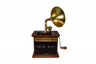 animated christmas harmonique 21.6*16.5*30.5cm light/music dc
