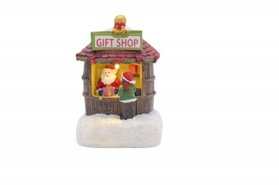 χρ.παρασταση mini gift shop 9*7cm led light 3*aa/usb
