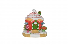 . cupcake house 12*11.5cm led light 3*aa/usb