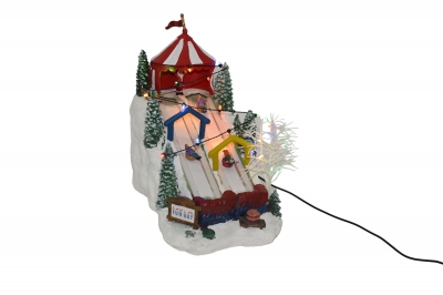 χρ.παρασταση the lodge house 30.4*21.3*19.5cm light/music usb