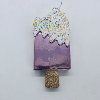 στολιδι αθραυστο ice cream bite 9.5*3.5*22cm pink