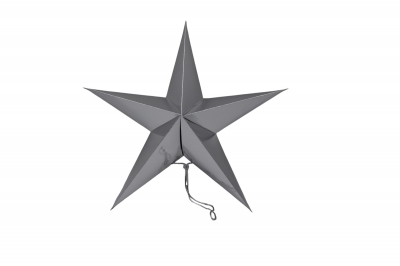 αστερι αναδιπλουμενο χαρτινο 45cm shinny silver
