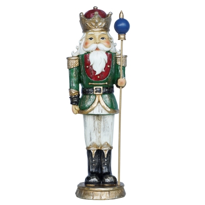 καρυοθραυστης resin classic antique 8.5*7*25.5cm green