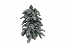 . 45cm mini fir flocked pe/pvc