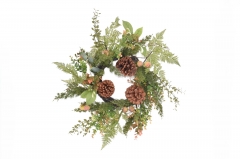 .  rattan 50cm pe/pinecones 