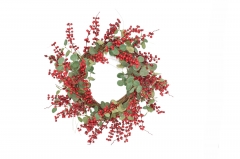 .  rattan 50cm red mistletoe/ green