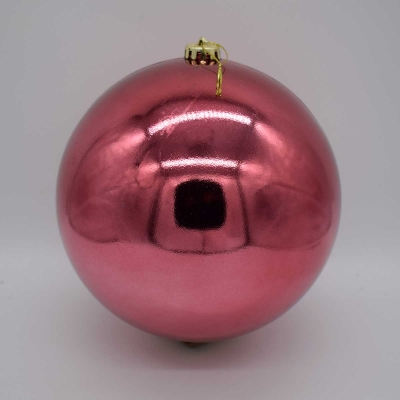 20cm χρ.μπαλα αθραυστη shiny velvet pink