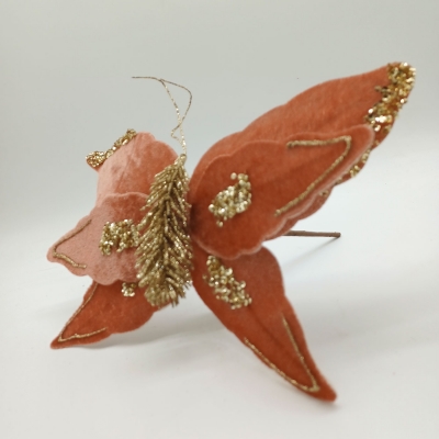 πεταλουδα stem d.27cm, h.15cm dusty pink