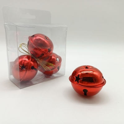 πακετο s/4 κουδουνακια 5.5cm κοκκινα