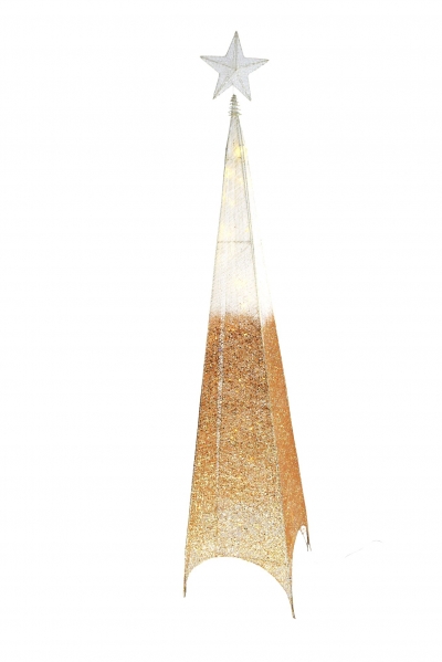 χρ.δεντρο πλεξη 180cm 100led champagne degrade