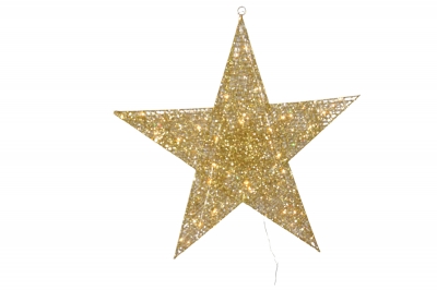 αστερι πλεξη 60cm 50led b/o,usb, gold