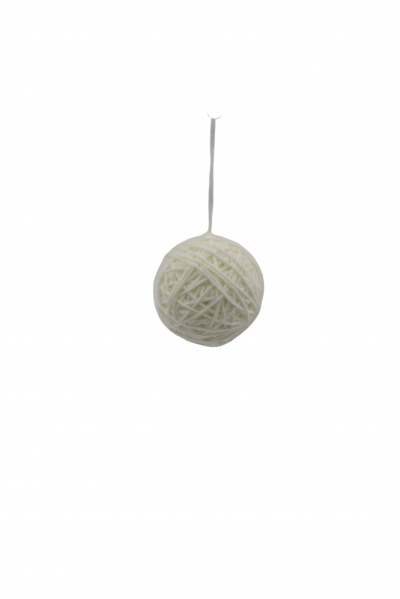 χρ.μπαλα νημα πλεκτικης 8cm white