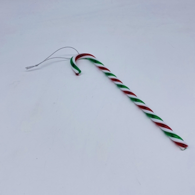 candy cane μπαστουνακι  22cm red/white/green
