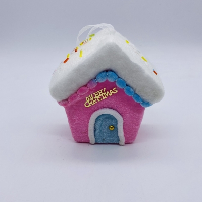 rainbow ζαχαρενιο σπιτακι 11*5.5*12cm sugar pink