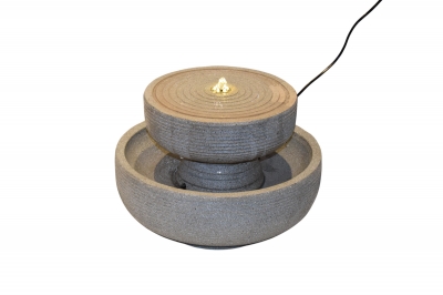 ΣΥΝΤΡΙΒΑΝΙ BOWL 2 ΕΠΙΠΕΔΑ 35.5*36.5*25.5CM ΓΚΡΙ/ΓΡΑΦΙΤΗΣ