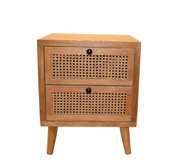 ΚΟΜΟΔΙΝΟ ΞΥΛΙΝΟ 45x40x55cm ΦΥΣΙΚΟ/ΠΛΕΚΤΗ ΨΑΘΑ