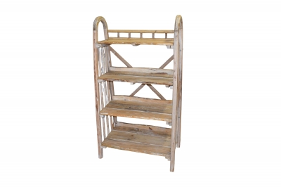 ΡΑΦΙΕΡΑ ΦΥΣΙΚΟ ΞΥΛΟ ΙΝΔΟΝΗΣΙΑΣ 70*40*128cm